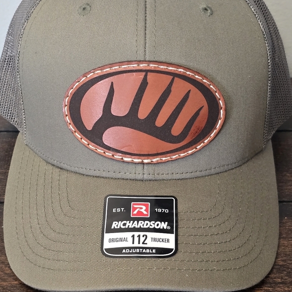 NWT Richardson Original 112 Trucker Adjustable Snap Mesh Hat Green Weston Ryder - Picture 2 of 12